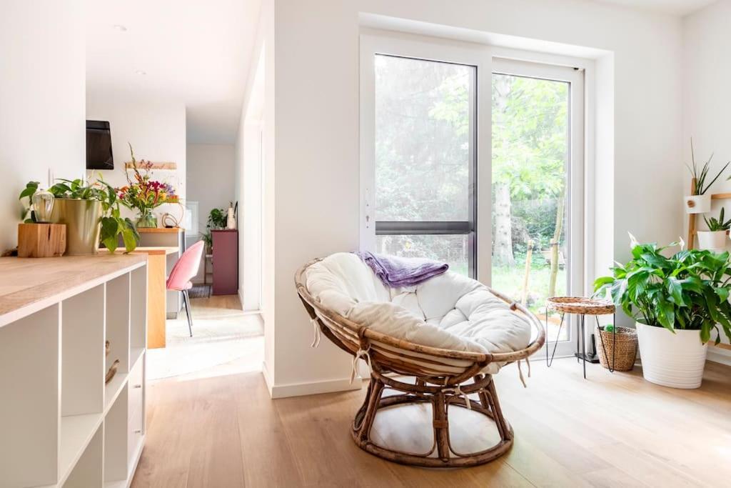 Luxe-Avontuur In Een Romantische Cabin In Het Bos Stekene Exteriér fotografie